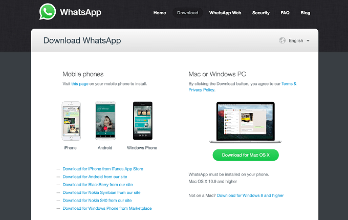 whats app for mac os